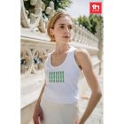 THC TIRANA WH. Női ujjatlan pamut póló. Fehér szín - L