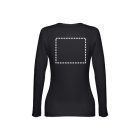 THC BUCHAREST WOMEN. Hosszú ujjú, övvel ellátott női póló pamutból - S