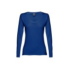 THC BUCHAREST WOMEN. Hosszú ujjú, övvel ellátott női póló pamutból - XXL