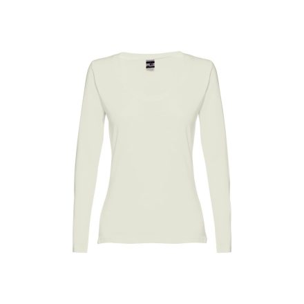 THC BUCHAREST WOMEN. Hosszú ujjú, övvel ellátott női póló pamutból - L