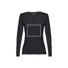 THC BUCHAREST WOMEN. Hosszú ujjú, övvel ellátott női póló pamutból - S