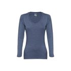 THC BUCHAREST WOMEN. Hosszú ujjú, övvel ellátott női póló pamutból - XL