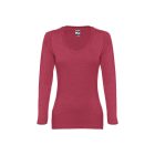 THC BUCHAREST WOMEN. Hosszú ujjú, övvel ellátott női póló pamutból - L