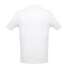 THC ADAM WH. Férfi rövid ujjú pamut pólóing. Fehér szín - L