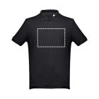 THC ADAM. Férfi rövid ujjú pamut pólóing - L