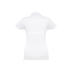 THC EVE WH. Női rövid ujjú, övvel ellátott női póló pamutból, kártolt pamutból - L