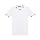 THC ROME WH. Férfi kétszínű pamut pólóing. Fehér szín - XL