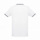 THC ROME WH. Férfi kétszínű pamut pólóing. Fehér szín - XXL