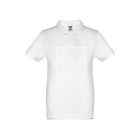 THC ADAM KIDS WH. Rövid ujjú pólóing gyerekeknek (unisex). Fehér színű - 6