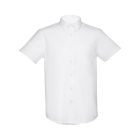 THC LONDON WH. Férfi rövid ujjú oxford ing. Fehér szín - M
