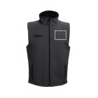 THC BAKU. Unisex softshell mellény - L