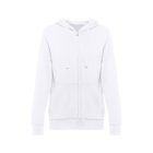 THC AMSTERDAM WOMEN WH. Női kapucnis, cipzáros pulóver - S