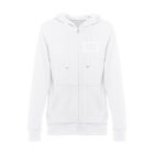 THC AMSTERDAM WOMEN WH. Női kapucnis, cipzáros pulóver - S