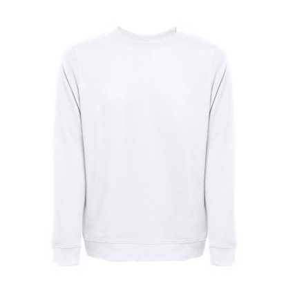 THC COLOMBO WH. Sweatshirt (unisex) olasz frottírból, kártya nélkül. Fehér színben - L
