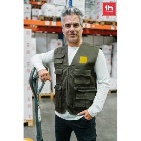   THC PIXEL. Mellény (200 g/m²) poliészterből és pamutból - L