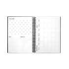 STARTER KIT INFINITE PLANNER A5. A készlet tartalmaz egy „végtelen naplót”, tisztító készletet, markert és markertartót
