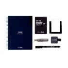STARTER KIT INFINITE PLANNER A5. A készlet tartalmaz egy „végtelen naplót”, tisztító készletet, markert és markertartót