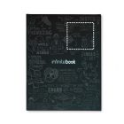 STARTER KIT INFINITEBOOK A5. A készlet tartalmaz egy „Infinitebook”-ot, egy tisztító készletet, egy markert és egy markertartót