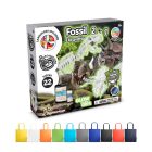 2 in 1 Fossil Excavation Kit V. Oktatási játék 190T összehajtható ajándéktáskával szállítjuk