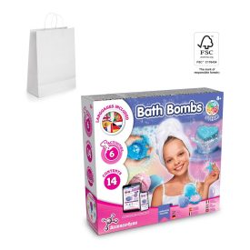   Bath Bombs Kit II. Oktatási játék kraftpapír ajándéktasakkal (90 g/m²) szállítjuk, FSC™ tanúsítvánnyal rendelkező és egyéb ellenőrzött anyagokból készült