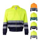 VL NEPTUNE LARGE. Kéttónusú bordázott szövet dzseki (210g/m²) poliészterből (80%) és pamutból (20%) - 4XL