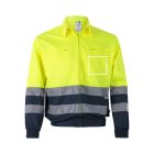 VL NEPTUNE LARGE. Kéttónusú bordázott szövet dzseki (210g/m²) poliészterből (80%) és pamutból (20%) - 5XL