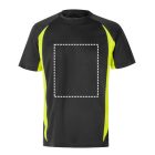 VL SLAYER. Kétszínű bird-eye technikai póló (160g/m²), poliészterből (100%) - 2XL