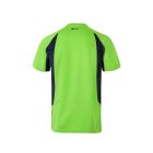 VL SLAYER. Kétszínű bird-eye technikai póló (160g/m²), poliészterből (100%) - 2XL