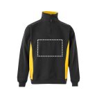 VL SVAROG. Kétszínű frottír pulóver (260g/m²), poliészter (65%) és pamut (35%) - XS