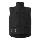 VL MEFITIS. Többzsebes bélelt mellény (220g/m²), poliészterből (100%) - 3XL