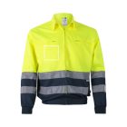 VL NEPTUNE. Kéttónusú bordázott szövet dzseki (210g/m²), poliészter (80%) és pamut (20%) - M