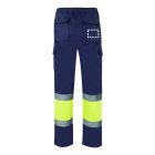 VL ATHENA. Kétszínű bordázott szövet nadrág (210g/m²), bélelt, többzsebes, pamut (20%) és poliészter (80%) - 2XL