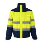 VL JUPITER. Kétszínű, bélelt kabát (180g/m²), poliészter (100%), PU bevonattal - 2XL