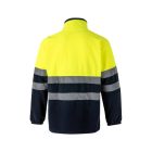 VL EROS. Kétszínű gyapjú kabát (280g/m²), poliészterből (100%) - XS