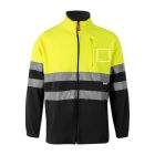 VL EROS. Kétszínű gyapjú kabát (280g/m²), poliészterből (100%) - M