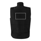 VL NERGAL. Kétszínű, többzsebes, párnázott mellény (120g/m²), poliészterből (100%) - XL