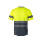 VL BRAHMA. Kétszínű bird-eye technikai póló (140g/m²), poliészterből (100%) - 2XL