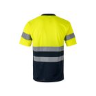 VL BRAHMA LARGE. Kétszínű bird-eye technikai póló (140g/m²), poliészterből (100%) - 4XL