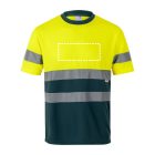 VL BRAHMA LARGE. Kétszínű bird-eye technikai póló (140g/m²), poliészterből (100%) - 5XL