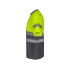 VL BASTET. Kéttónusú piqué póló (150g/m²), pamut (55%) és poliészter (45%) - S