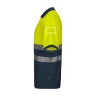 VL ACHELOUS. Kéttónusú piqué pólóing (150g/m²) rövid ujjal, pamut (55%) és poliészter (45%) - 2XL