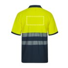 VL ACHELOUS. Kéttónusú piqué pólóing (150g/m²) rövid ujjal, pamut (55%) és poliészter (45%) - L