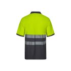 VL ACHELOUS. Kéttónusú piqué pólóing (150g/m²) rövid ujjal, pamut (55%) és poliészter (45%) - 3XL