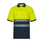 VL ACHELOUS. Kéttónusú piqué pólóing (150g/m²) rövid ujjal, pamut (55%) és poliészter (45%) - 3XL