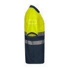 VL ACHELOUS. Kéttónusú piqué pólóing (150g/m²) rövid ujjal, pamut (55%) és poliészter (45%) - XL