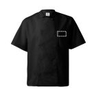 VL DURGA. Rövid ujjú poplin (110g/m²) konyhaköpeny, pamut (35%) és poliészter (65%) - L