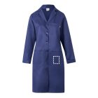 VL RAMA. Hosszú ujjú bordázott szövet konyhaköpeny (175g/m²), pamut twill (35%) és poliészter (65%) - 52