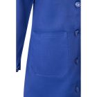 VL RAMA. Hosszú ujjú bordázott szövet konyhaköpeny (175g/m²), pamut twill (35%) és poliészter (65%) - 40