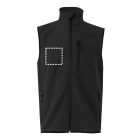 VL VARUNA. Soft shell mellény (280g/m²), polárbéléssel, poliészterből (94%) és elasztánból (6%) - XL