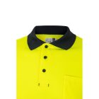 VL PLUTO. Kéttónusú piqué pólóing (150g/m²), hosszú ujjú, pamut (55%) és poliészter (45%) - XL